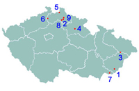 Seznam kulturních památek ČR - 17 památek přístupných veřejnosti 2 Mapa kulturních památek přístupných veřejnosti