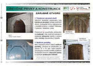 Dřevěné zárubně dveří a 2 typy zárubní 1 Zárubně otvorů a nadpraží dveří