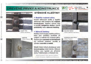 Spojovací materiál, prostředky a prvky 3 Stěnové kleštiny roubených domů