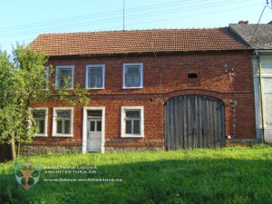 Brick building in the Moravia