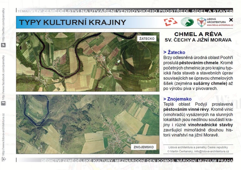 Chmelařská a vinohradnická krajina