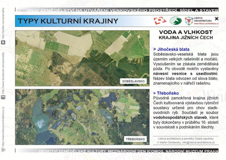 Polní a rybniční krajina