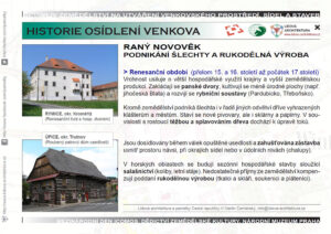 Raný novověk, podnikání a výroba