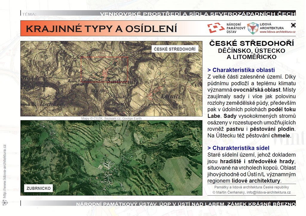 ceske stredohori mapy