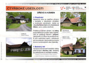 Čtyřboké dvory v okolí Poličky a Litomyšle, roubené stavby 5 Čtyřboké dvory na okrese Svitavy