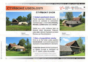 Čtyřboký dvůr s roubenými stavbami