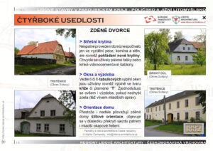 Čtyřboké zděné dvory na Poličsku a jižním Litomyšlsku 2 Zděné domy čtyřbokých dvorců na Svitavsku