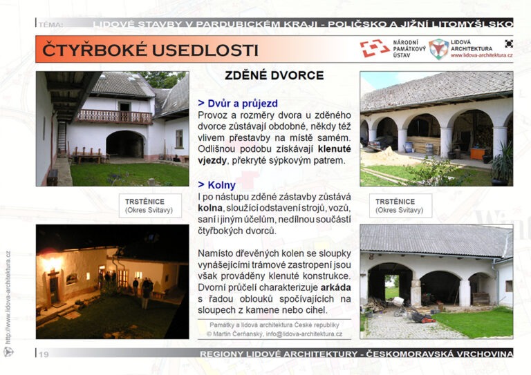 Hospodářský dvůr s arkádovou kolnou