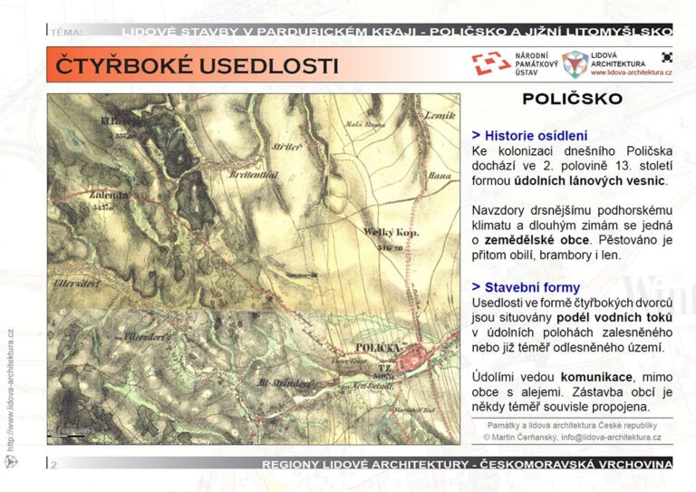 Polička a lesnatá oblast dnešní CHKO Žďárské vrchy