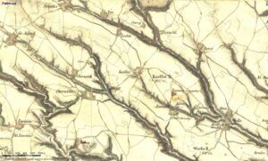 Mladá Boleslav a okolí - vesnice a domy na Mladoboleslavsku 1 Jizerská tabule na mapě vojenského mapování