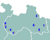 Liberecký kraj - 18 nejzajímavějších vesnic na území kraje 1 Liberecký kraj – mapa s vyznačením památkových rezervací