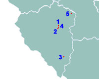 Plzeňský kraj - 5 památkových rezervací a 44 památkových zón na území Plzeňského kraje 1 Plzeňský kraj – mapa s vyznačením památkových rezervací