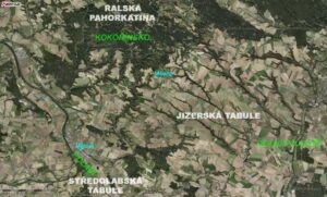 Mělník a okolí - vesnice a domy na Mělnicku 1 Mělnicko na letecké mapě