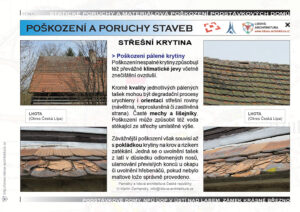 Poškození střešní krytiny - hniloba, mech, lišejníky a koroze 4 Poškozené střešní tašky