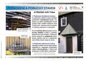 Poškození šindelové a plechové krytiny