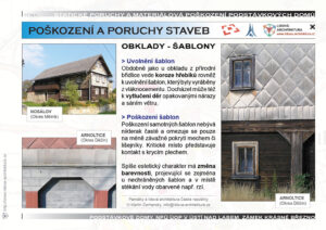 Obklady ze šablon a riziko poškození