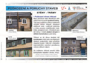 Roubené stěny a výměna poškozených trámů