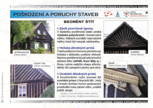 Dřevěné štíty staveb a jejich poškození